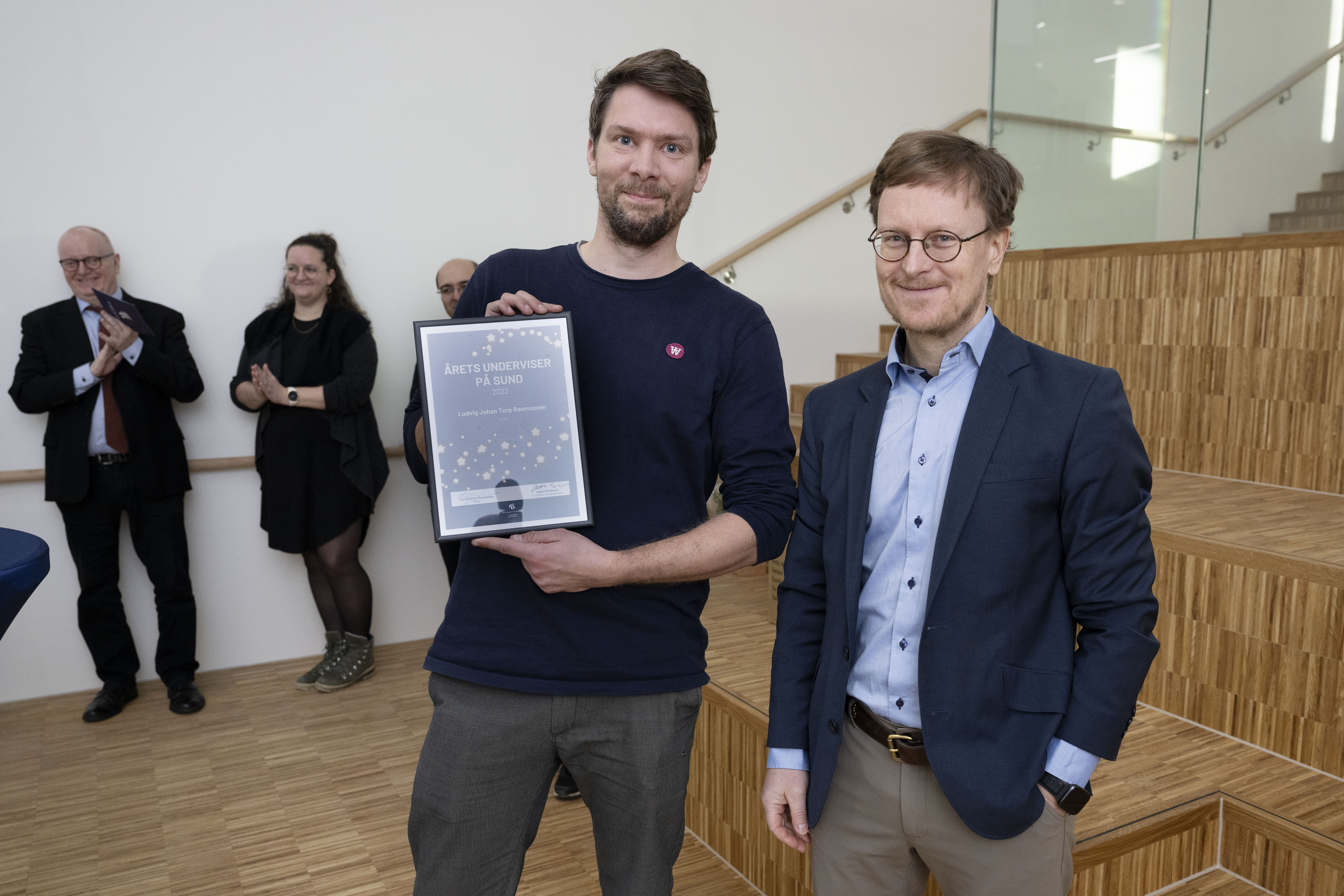Johan Rasmussen Årets underviser på SUND - Aalborg Universitet