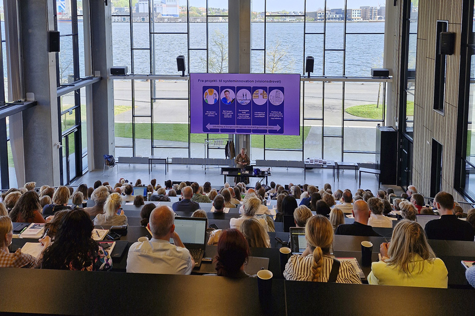 200 deltagere samlet til CUBB-seminar om borgerinddragelse i fremtidens beskæftigelsesindsats. Foto: CUBB