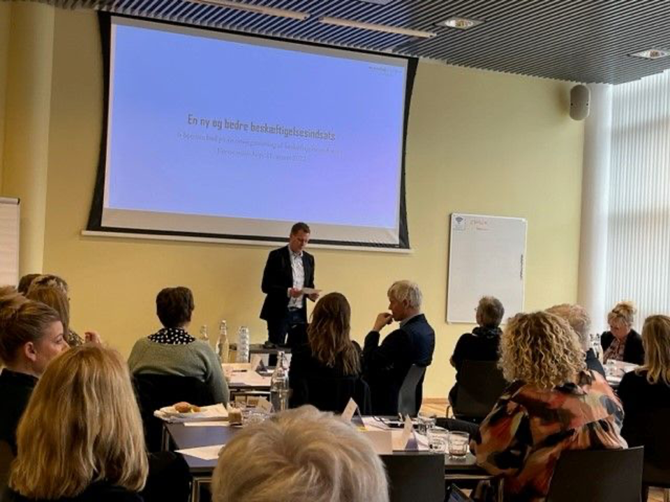 På billedet: Jens-Kristian Lütken, beskæftigelses- og integrationsborgmester i København Kommune. Foto af Lisbeth Knudsen.