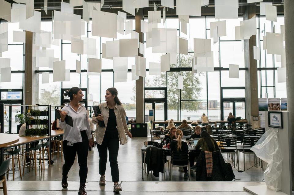 CREATE-bygningen i Aalborg centrum kan blive meget varm om sommeren. Foto: William Brændstrup